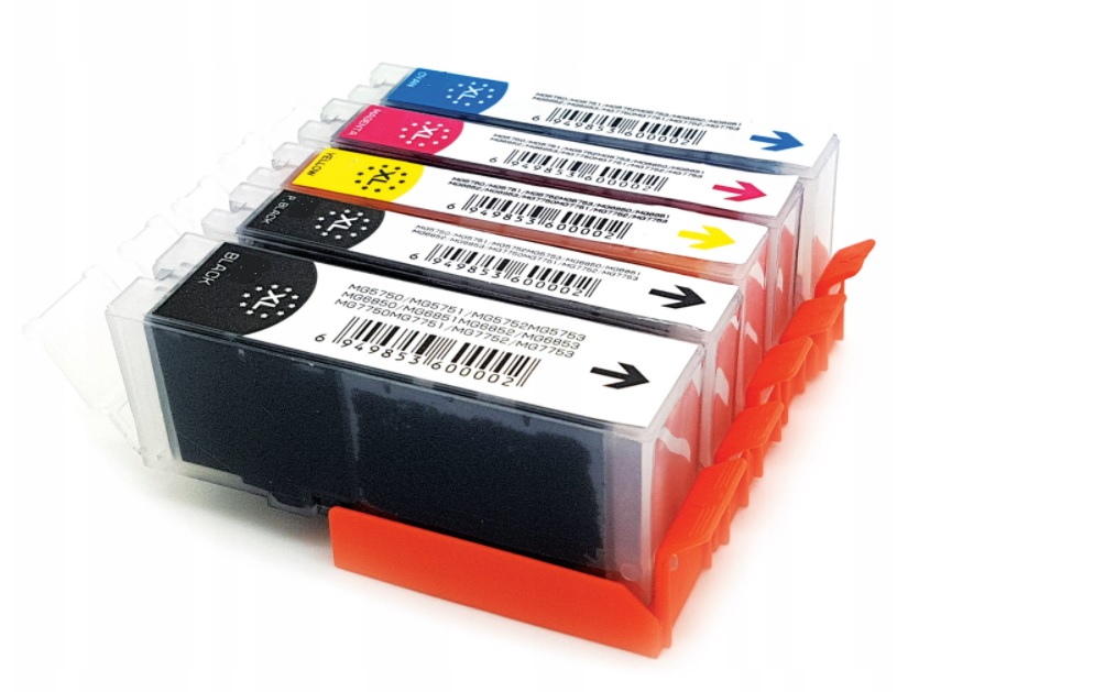 

5x Tusz Do Canon Pixma TS6300 TS6350 TS6351 TS8100