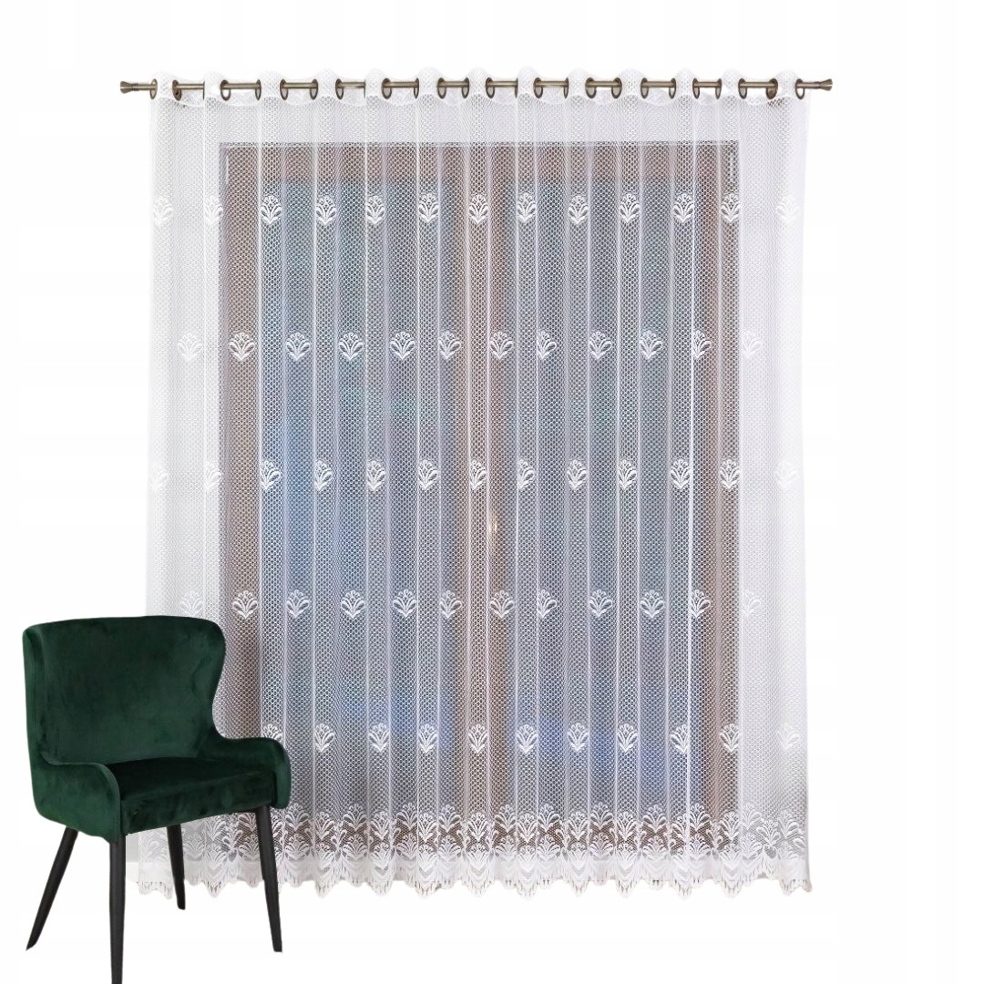 Ažurová Hotová Záclona Na Průchodkách Jemná Síťovina 200x220