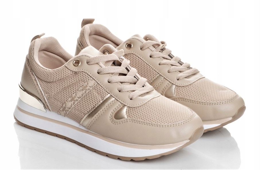

Adidasy Damskie Sneakersy Beżowe R40