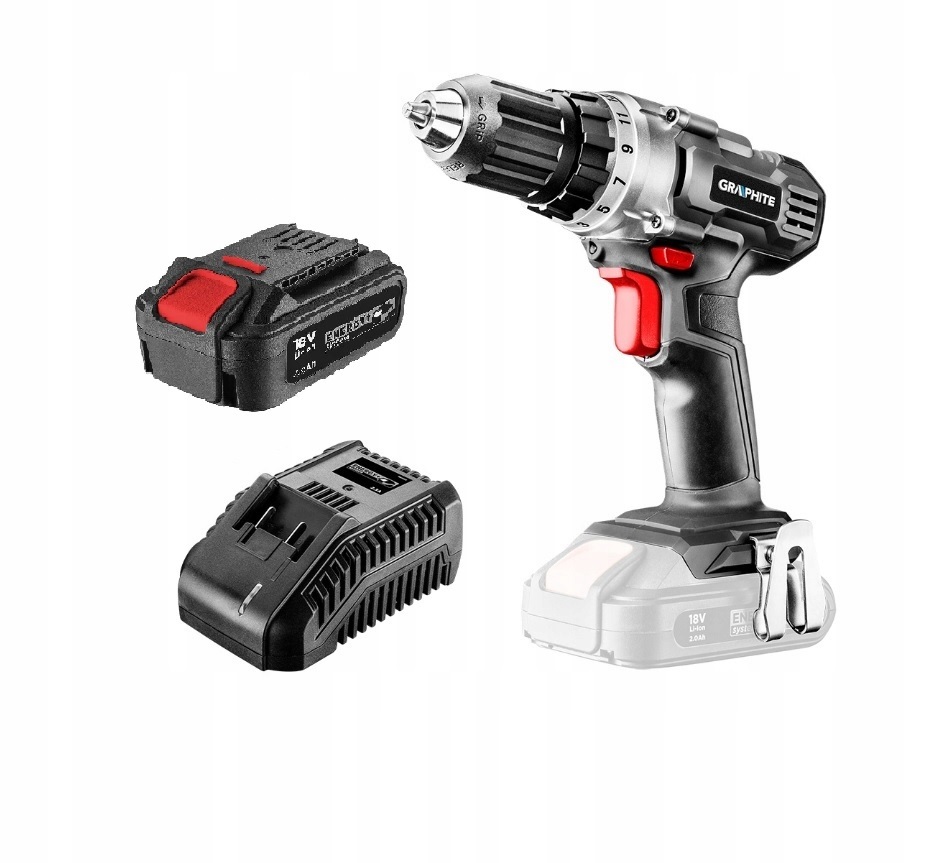 

Wiertarko-wkrętarka 58G000 18V Graphite 18V 2,0AH