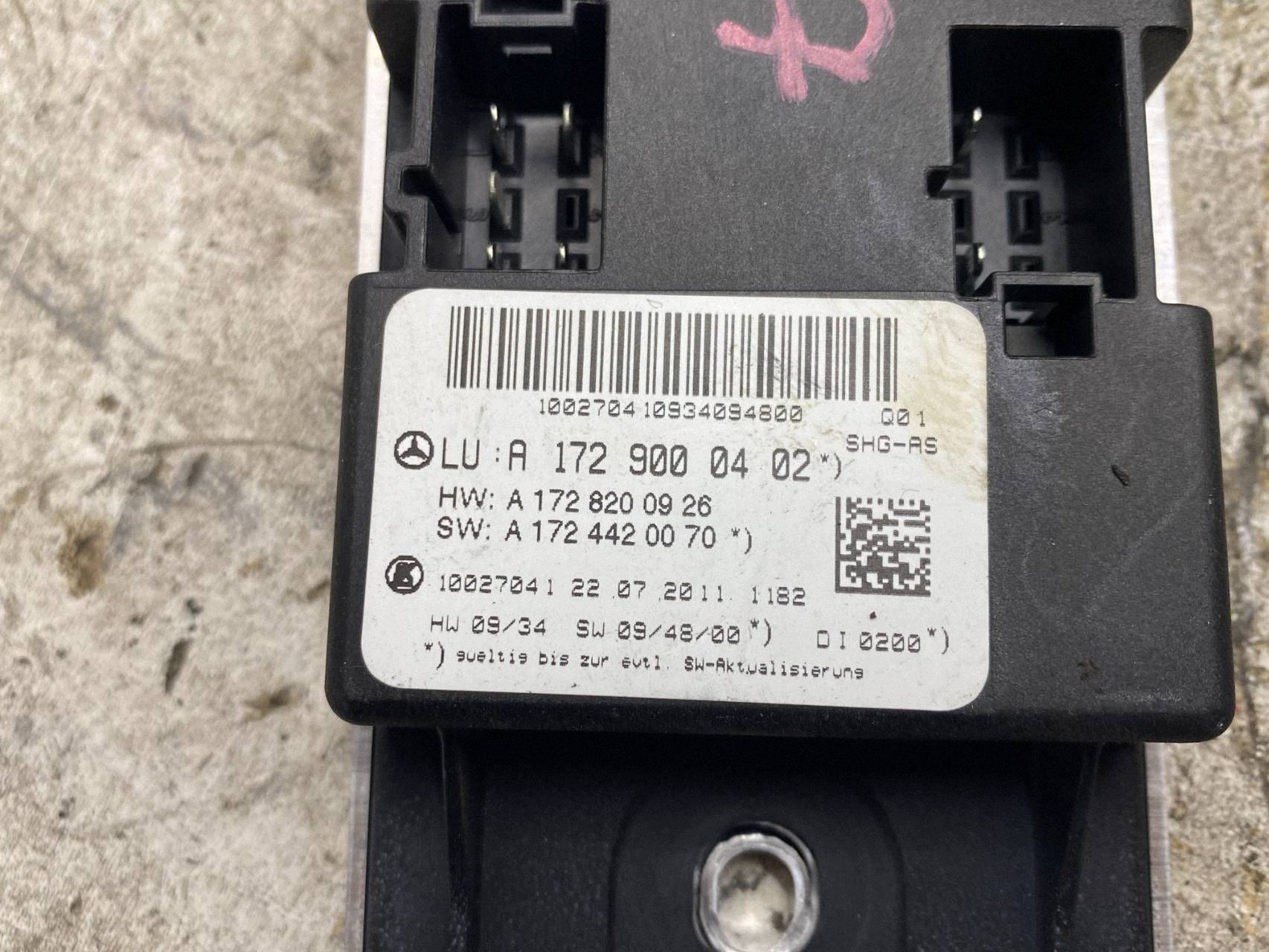 module control unit AIRSCARF MERCEDES E-KLASA C207 W207 A1729000402