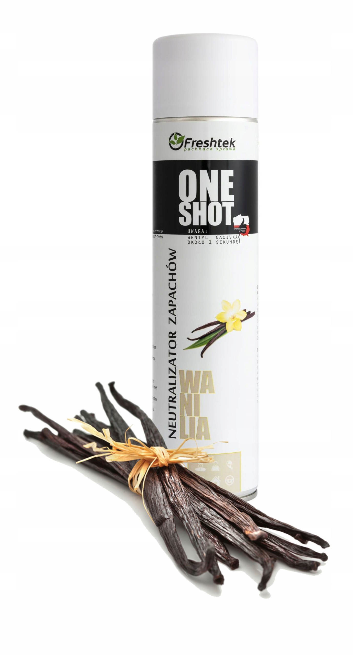 

Neutralizator Zapachów Do Auta One Shot Wanilia