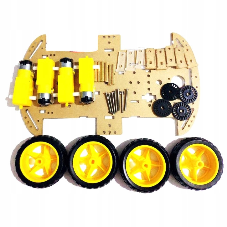 

Podwozie robota 4 silniki z enkoderami 4WD