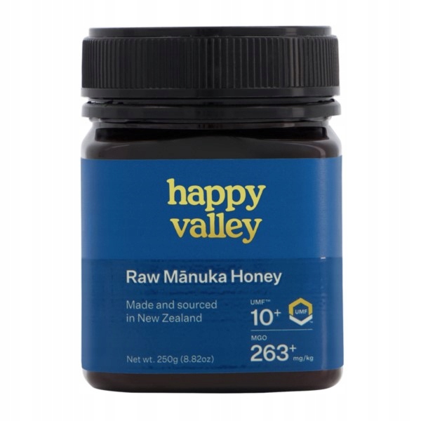 Levně Happy Valley Med Manuka Umf 10+ Mg 263+ 250 G