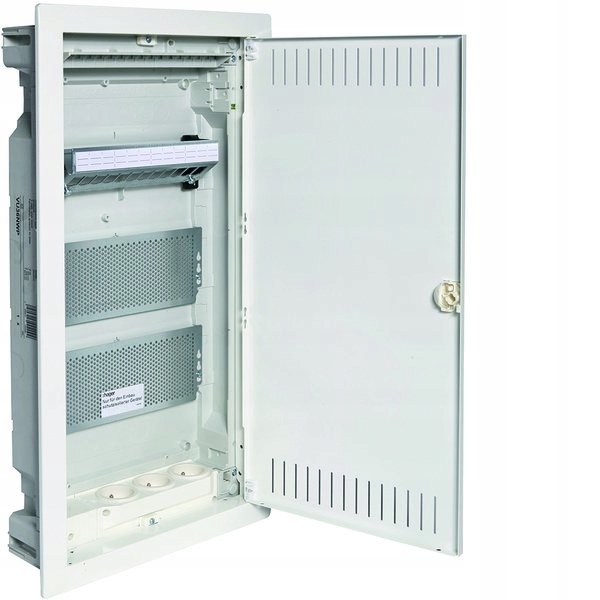 Rozvaděč Volta VDI pod omítku 3R, montážní deska, zásuvka x3 230 V