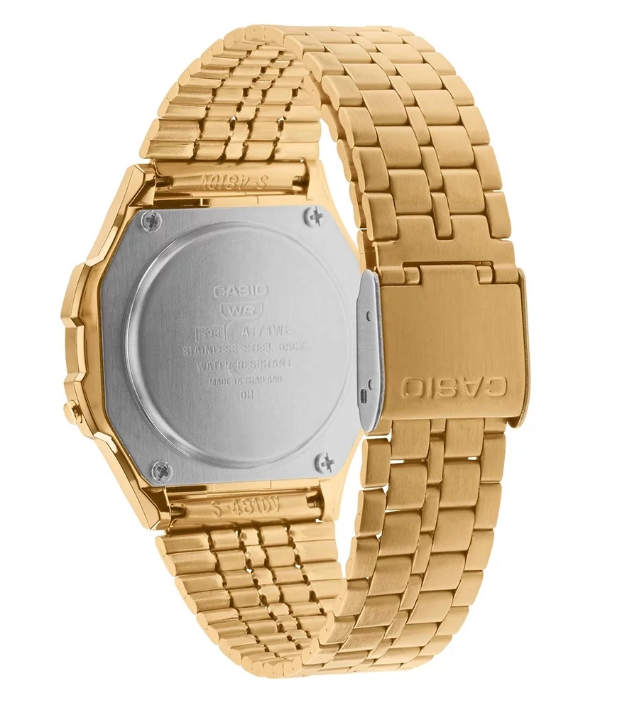 Vintage Casio karóra A171WEG retro + GRAVÍROZÁS Fajta digitális