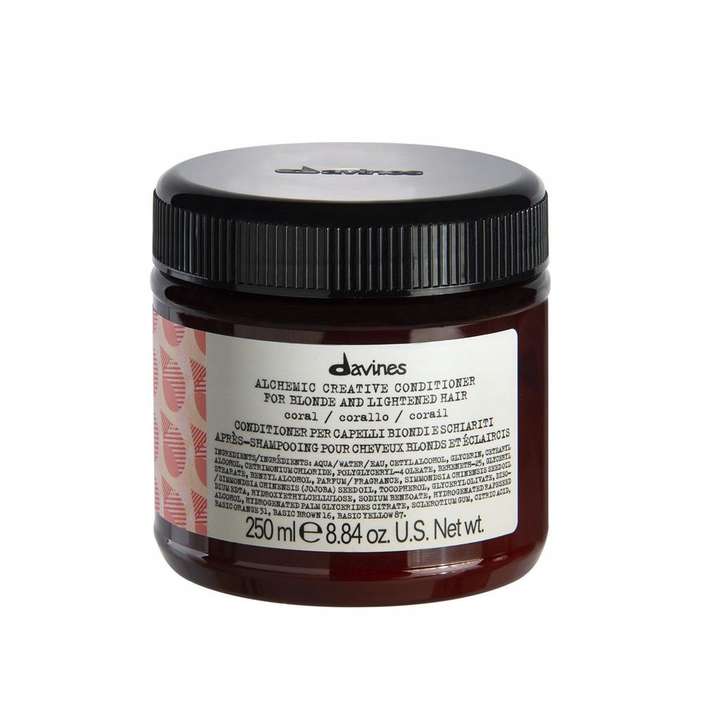 Odżywka Davines Alchemic Creative koloryzująca do włosów Coral 250 ml