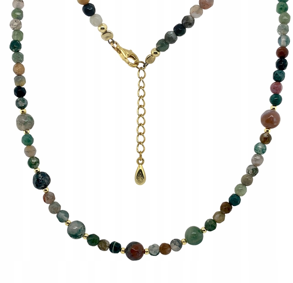 Stříbrný náhrdelník Ag 925 Agat PW0130224NG_2