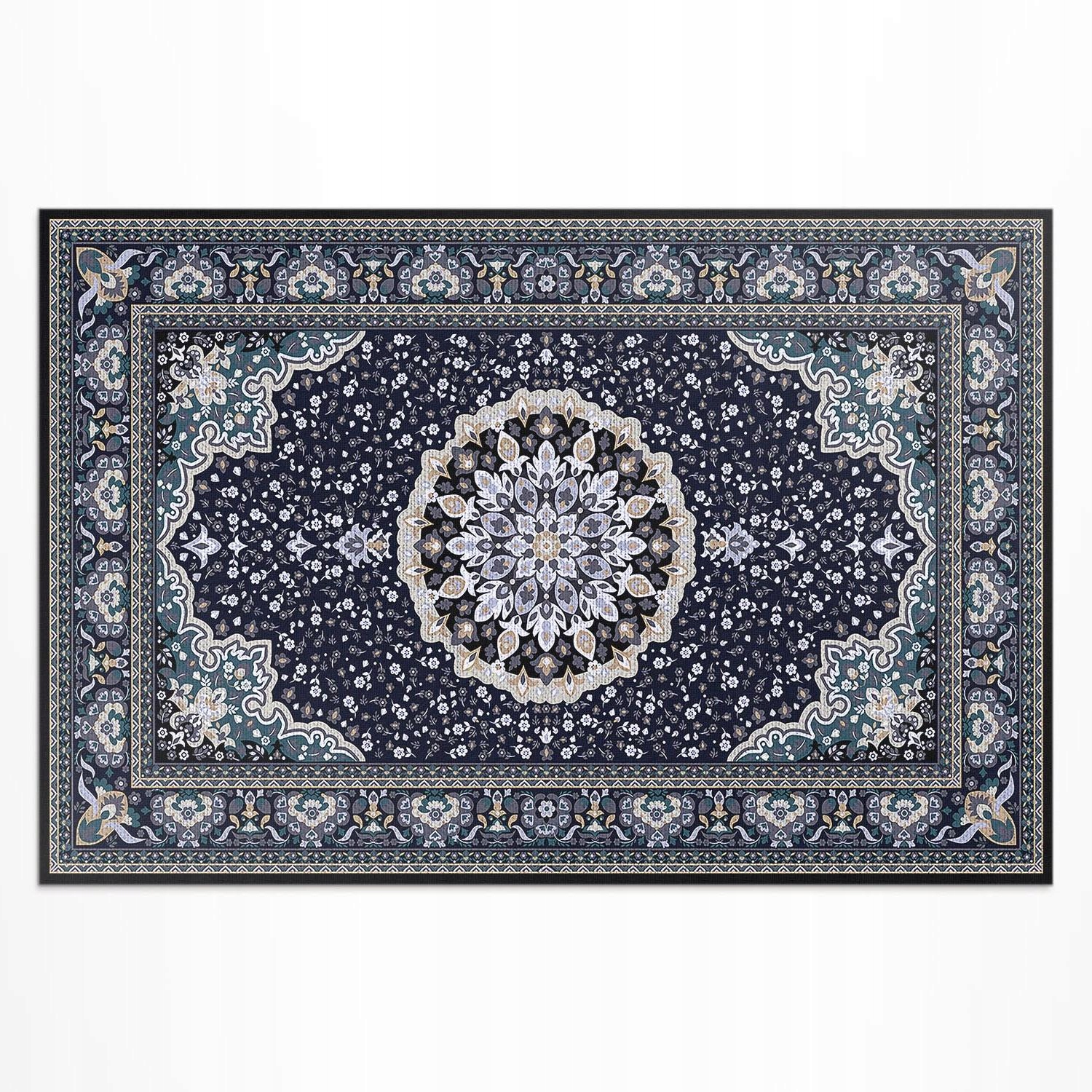 Vinylový koberec do záhrady s potlačou Mandala vzorovaný ornament 210 x 140 cm