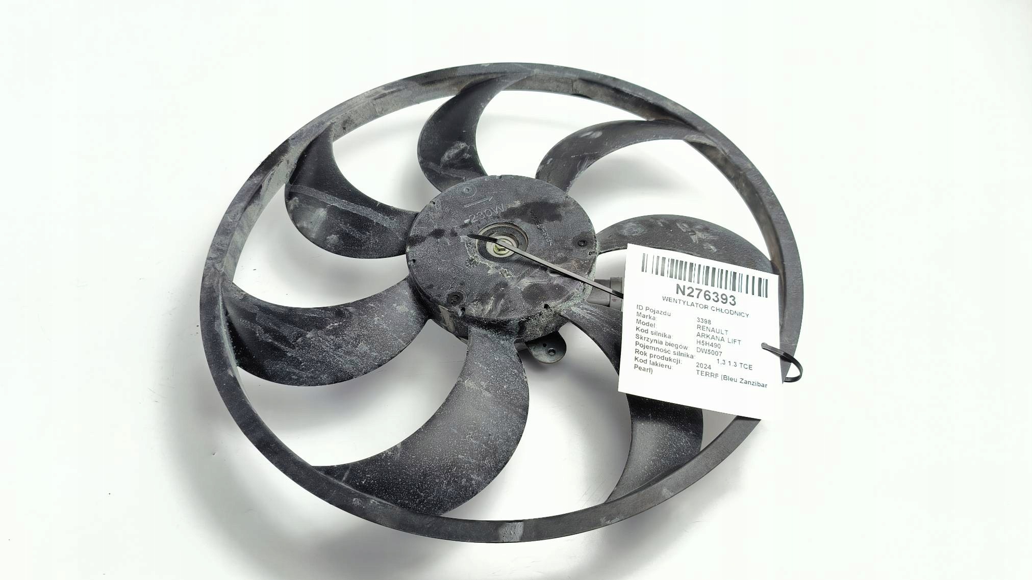 ventilátor chladiče RENAULT ARKANA LIFT