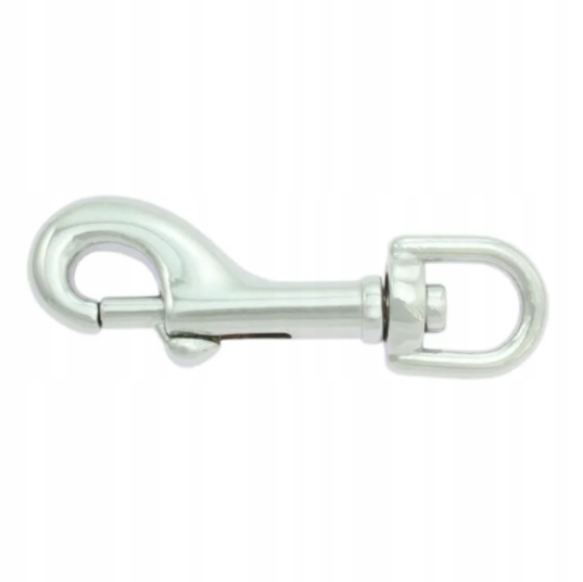 Karabina 50/08CP Otočná 8MM nikl 50 Ks