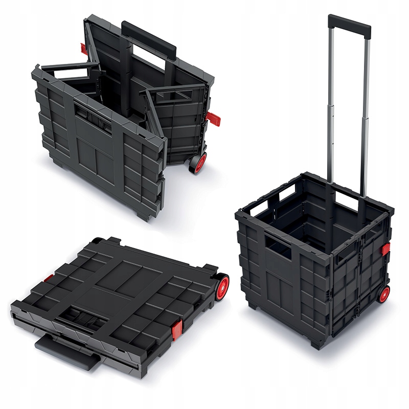 

2w1 Skrzynka Wózek Kosz na Zakupy do Auta Składany