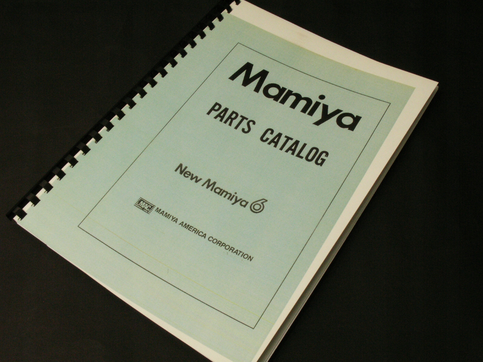 SERWISÓWKA: Mamiya 6 Parts Catalog instrukcja serwisowa UNIKAT!