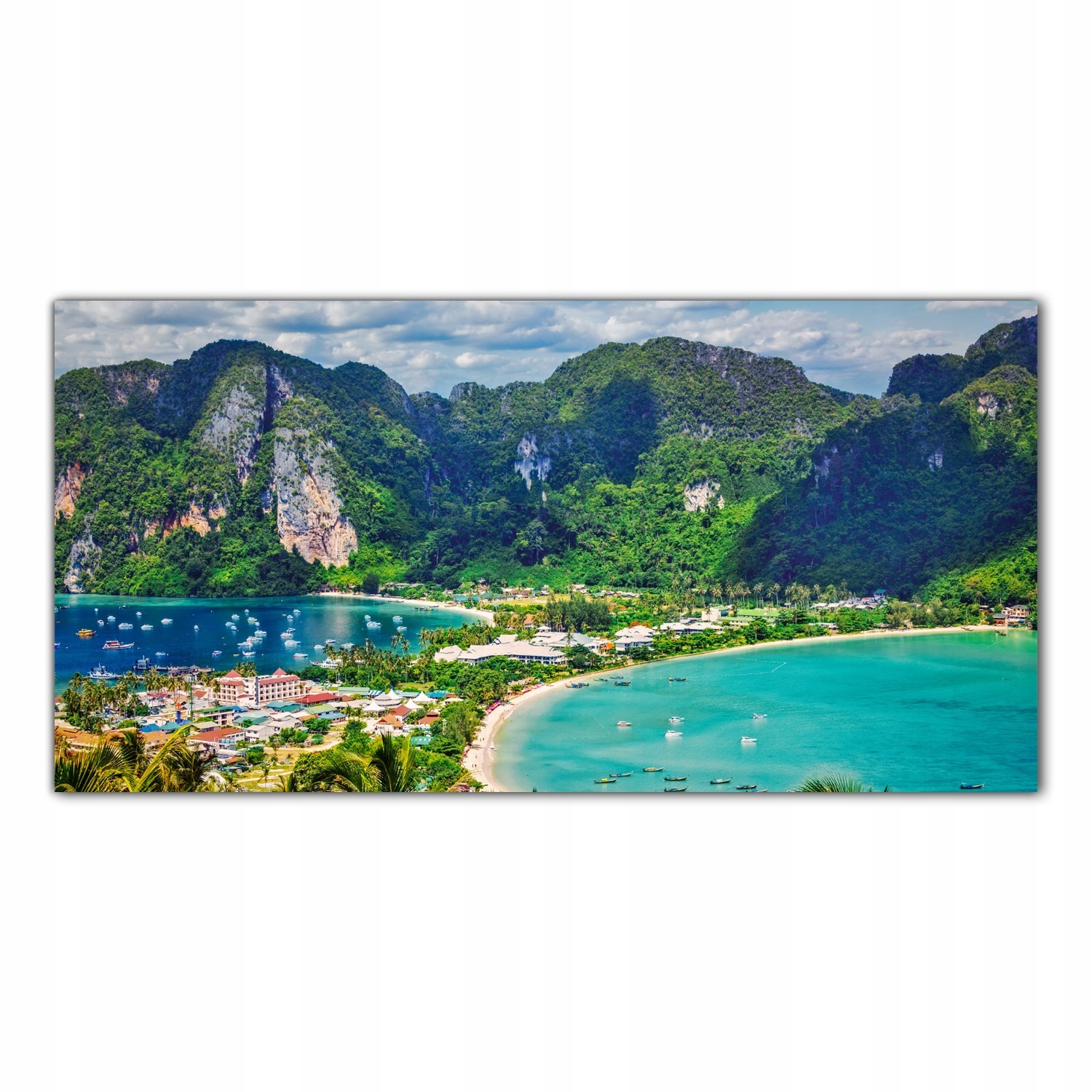 Tropiki Ostrov Natura 100x50 Tvrzené sklo panel