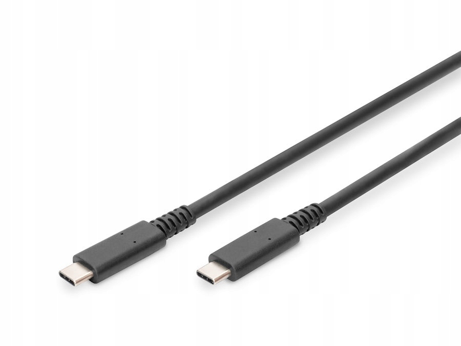 Kabel Usb C 4.0 PowerDelivery 100W 40Gbps 0,8m Digitus AK-300343-008-S