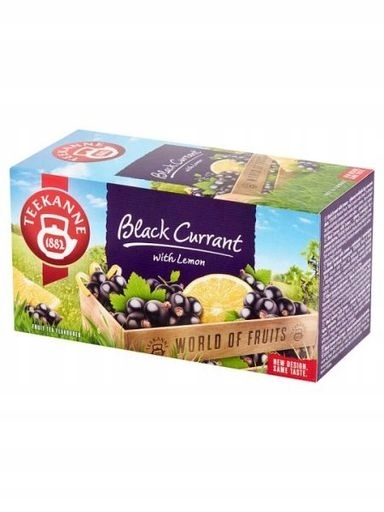 Levně Teekanne Čaj Černý rybíz s citronem 20 x 2,5 g