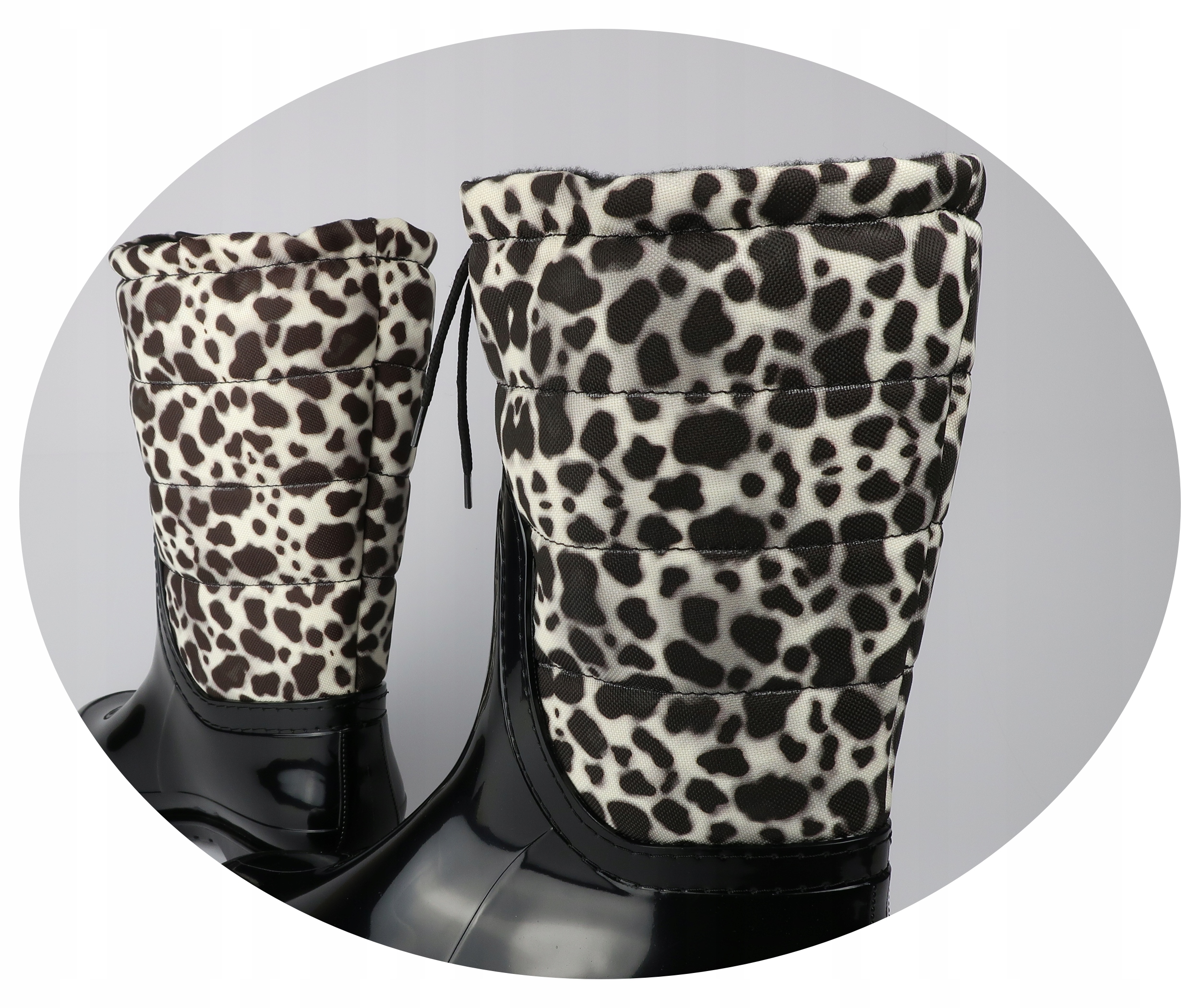 POLSKIE STYLOWE KALOSZE DAMSKIE MUFLON PANTERKA 36 Kod producenta 53-695-0066