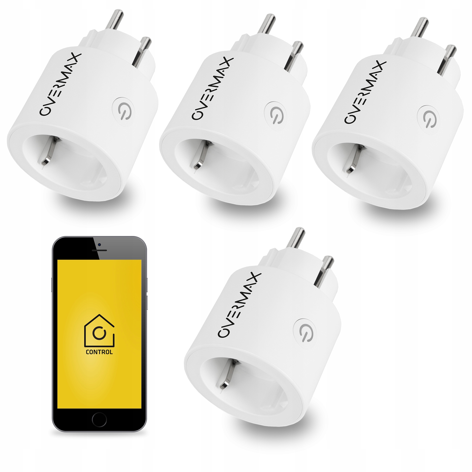 

Inteligentne Gniazdko Zestaw 4szt WiFi 16A 4000W