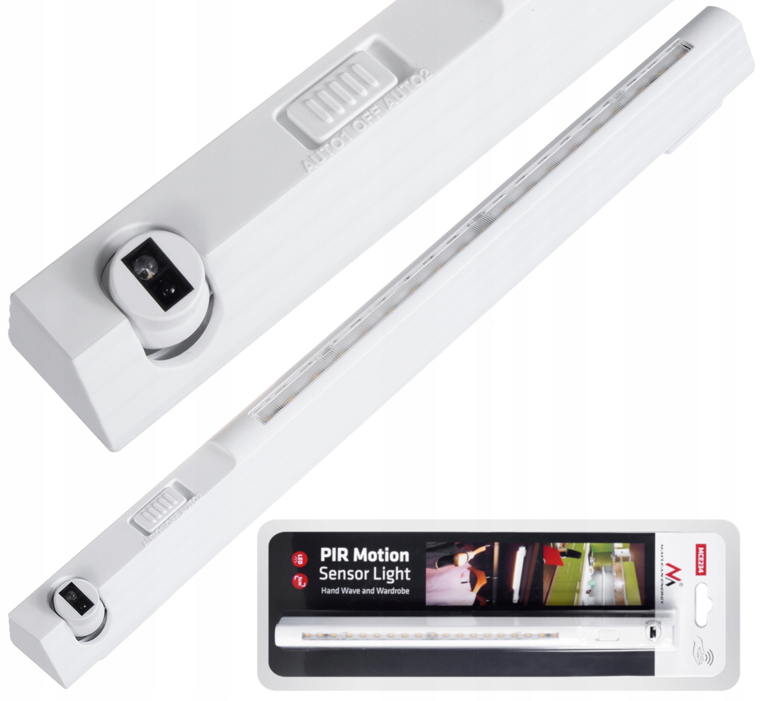 LAMPKA LED LAMPA Z BEZDOTYKOWYM SENSOREM DO SZAFKI