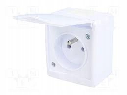 

Gniazdo herm.BETA poj.2P+Z białe IP44