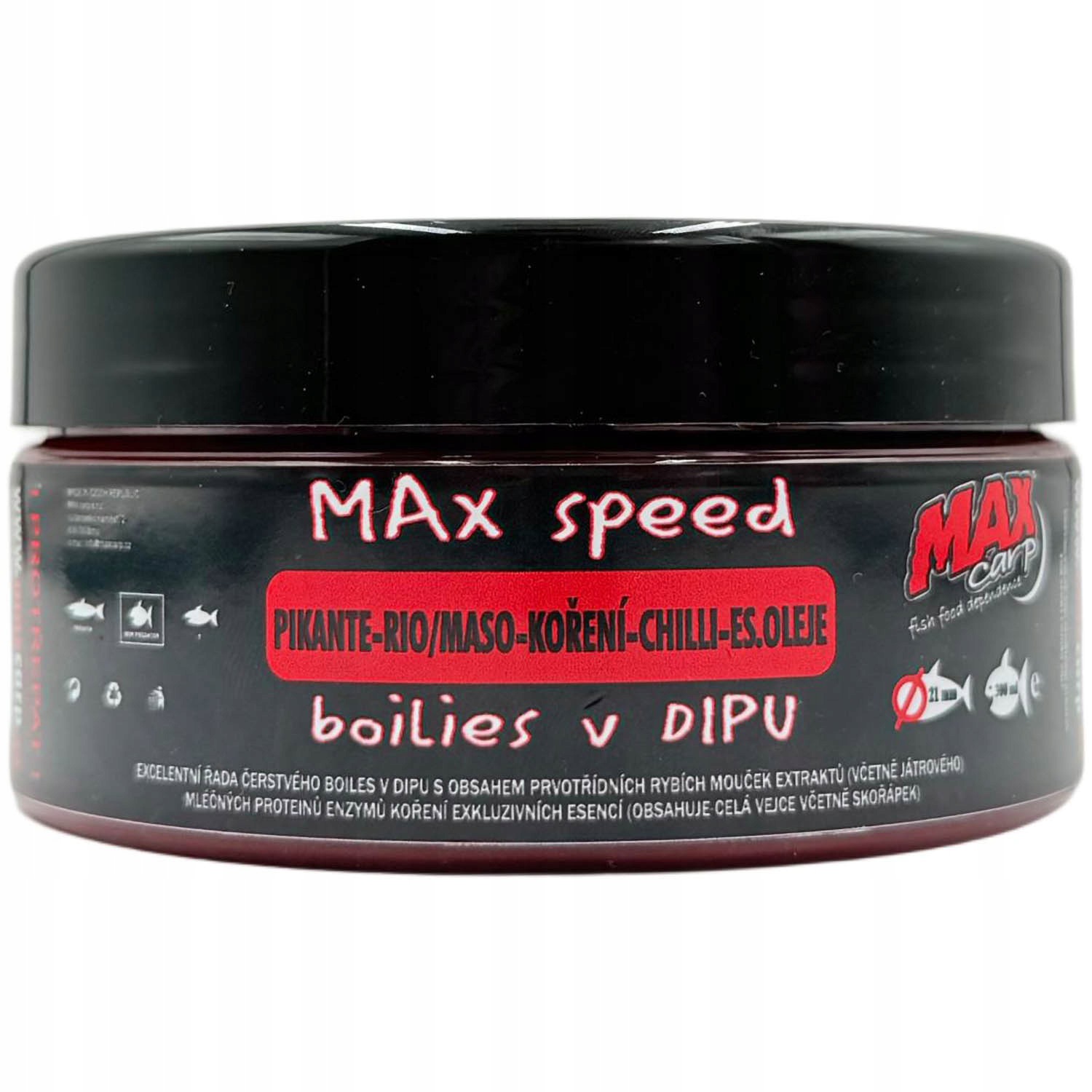 Kulki Haczykowe Max Carp Max Fresh W Dipie Pikante Rio 24mm 300ml