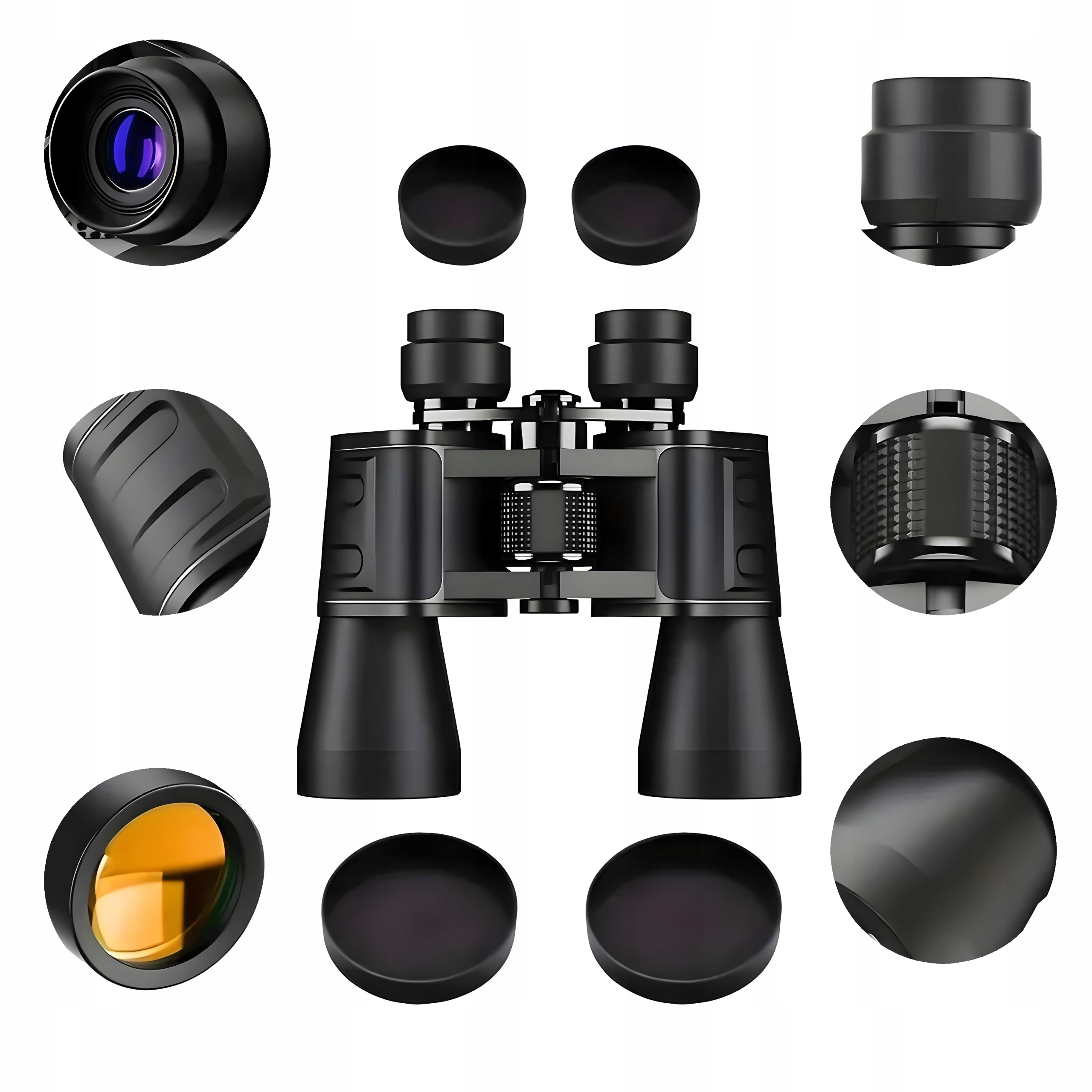 Lornetka Myśliwska Wojskowa 20x50 Antyrefleks Korekcja Dioptrii Survival