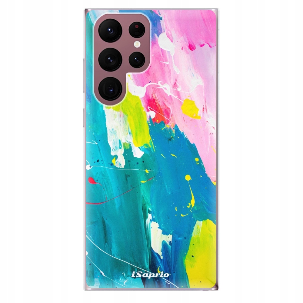 Silikonowe etui Abstract Paint 04 do Samsung Galaxy S22 Ultra 5G