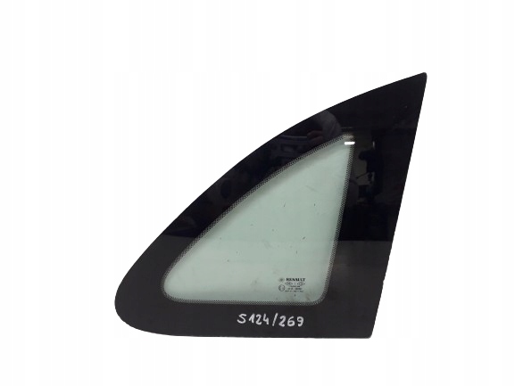 RENAULT CLIO 3 III KOMBI 07- SZYBA KAROSERYJNA PRAWY TYŁ TRÓJKĄT