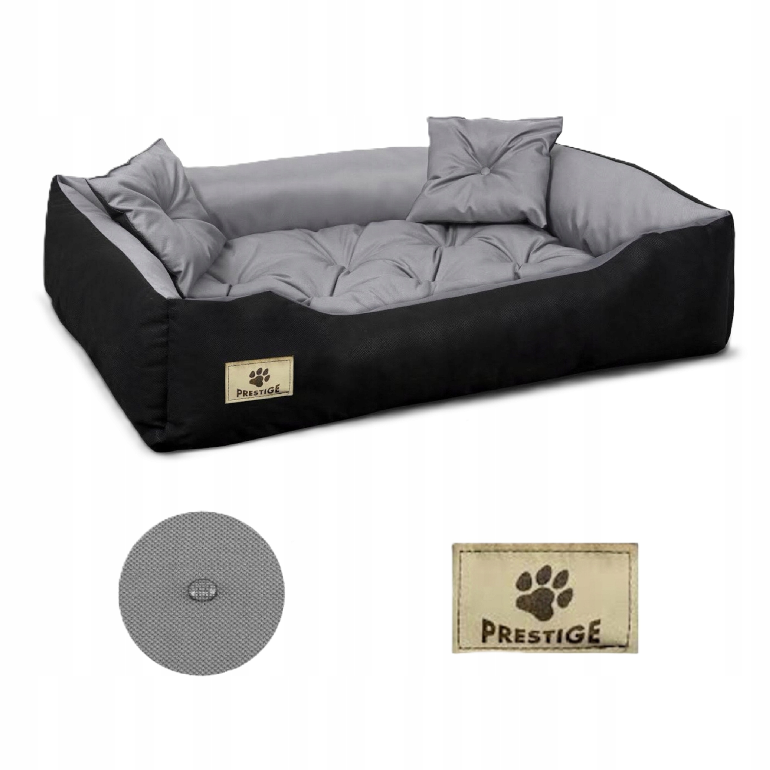 Pelíšek Pro Psa Kotec Prestige Komfortní Voděodolné Šedé 115x95 cm