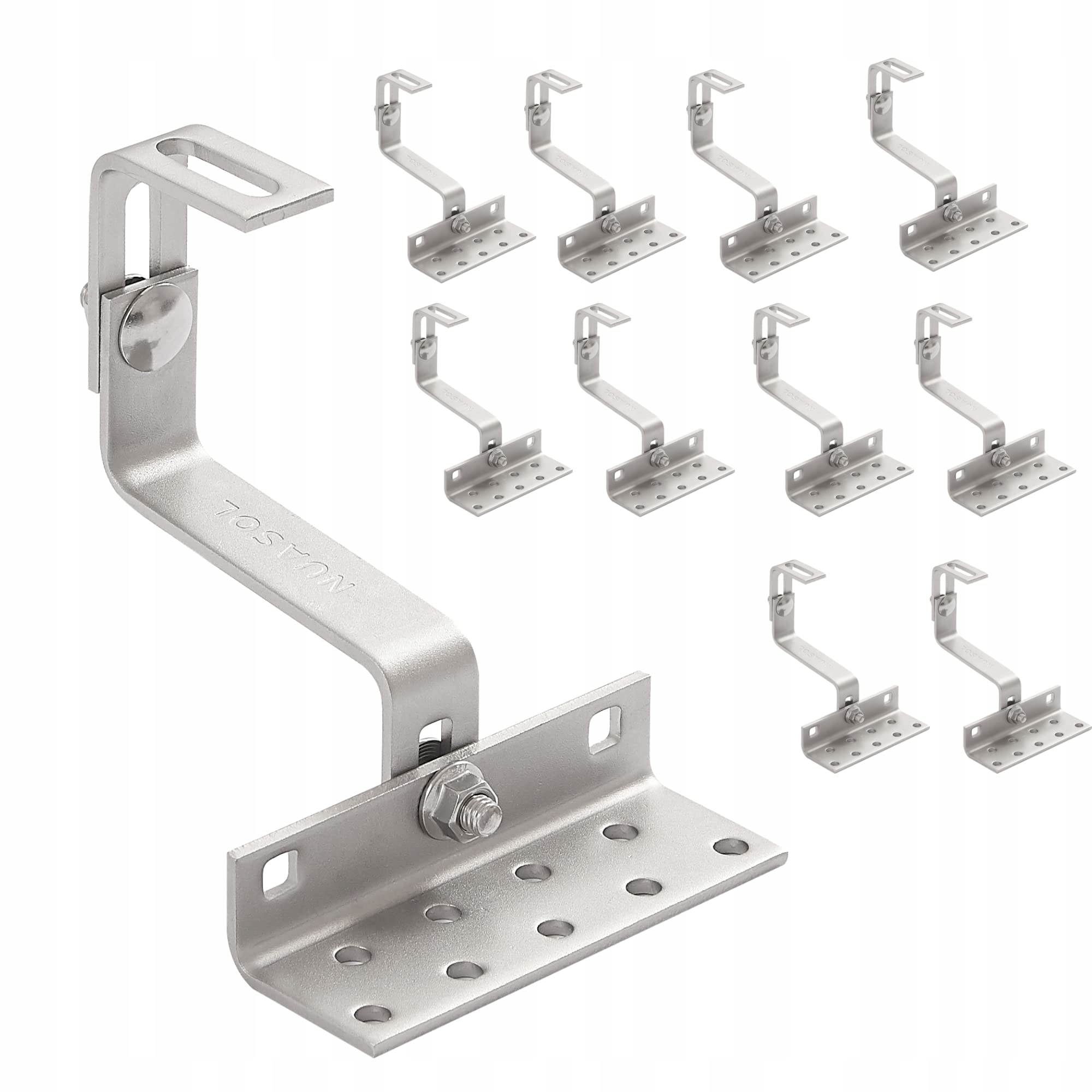 Uchwyt Pv Hak Vario 140 hak Dachowy Typ S Regulowany do dachówki 10 szt.