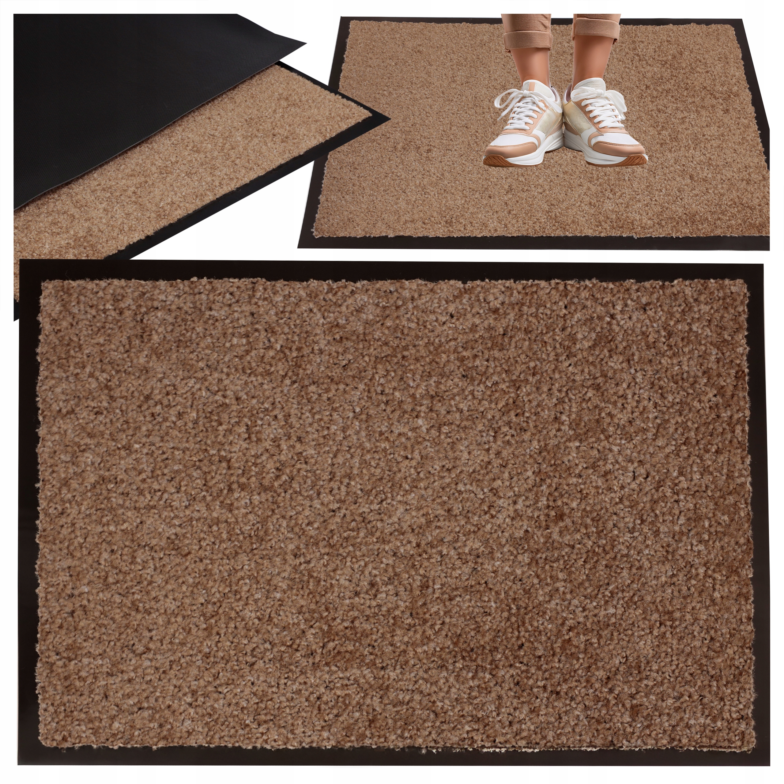 Rohožka Pod Vchodové Dveře Protiskluzová S Okrajem 90 X 150 CM