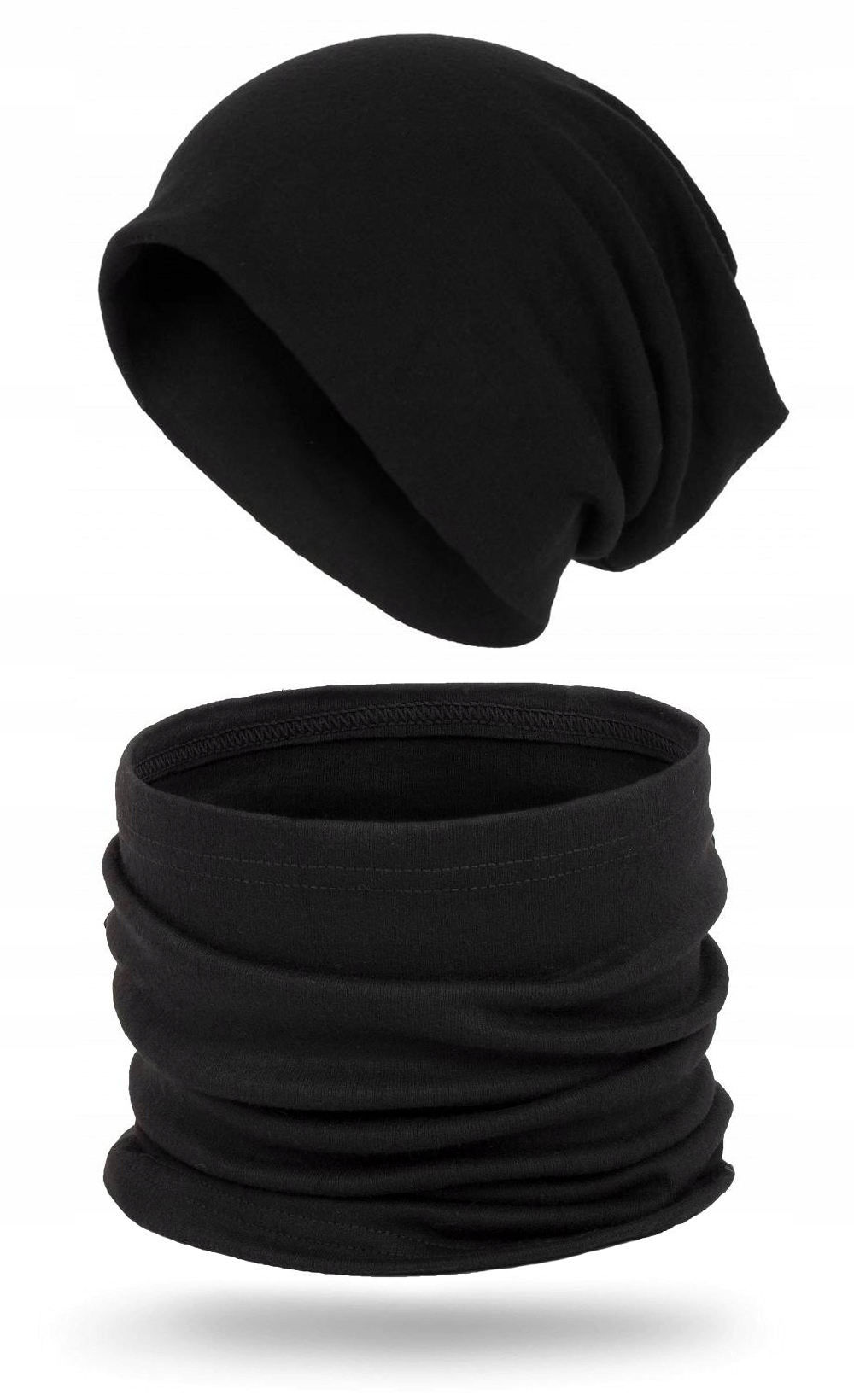 

Czapka i Komin komplet Dwuwarstwowy Beanie Zimowy