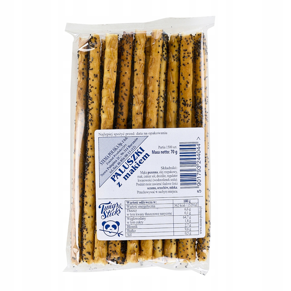 Levně Makové Tyčinky 70 g Sada: 30 ks