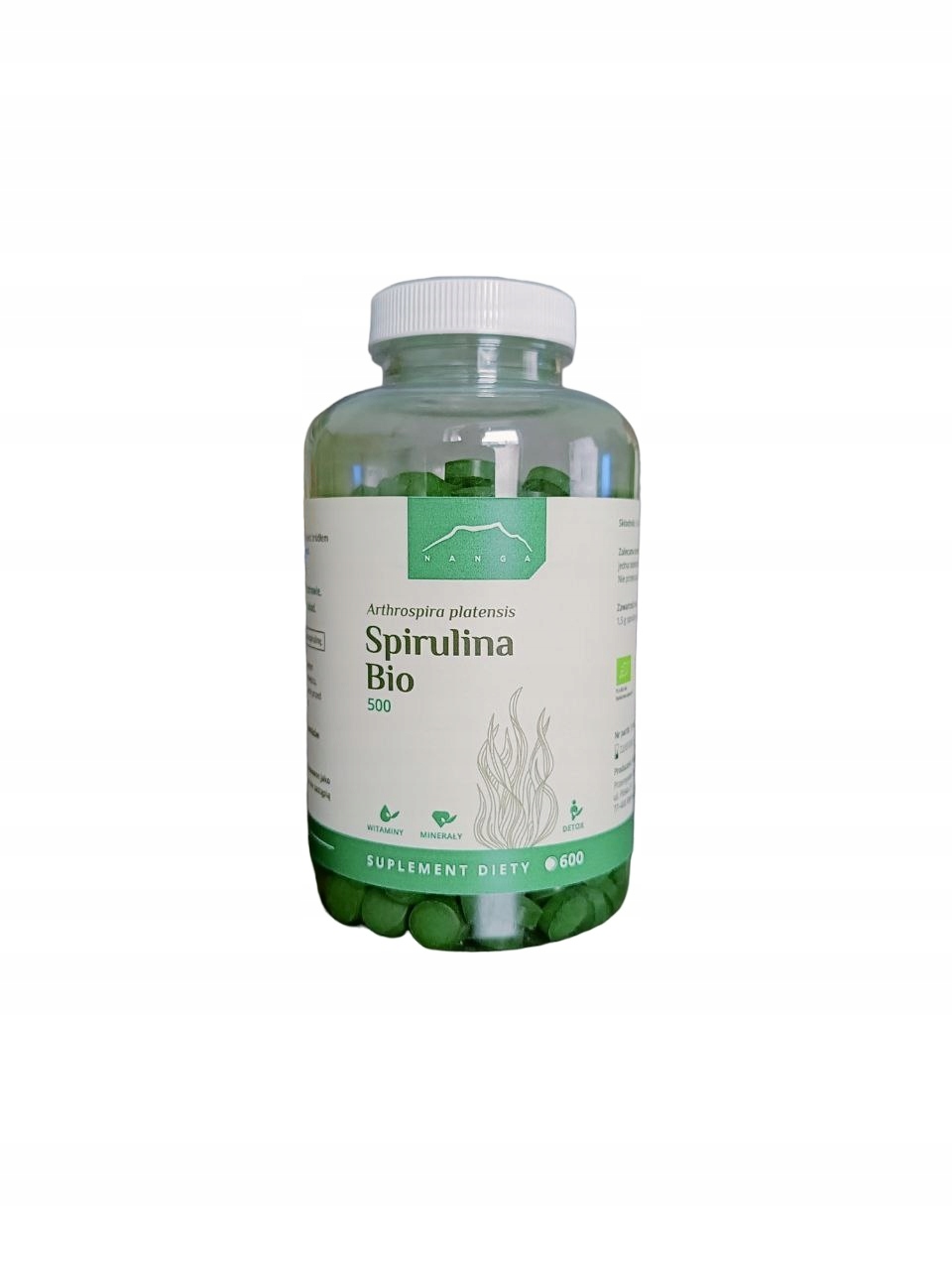 Spirulina Bio Spirulina Bio w tabletkach 500mg (600szt)