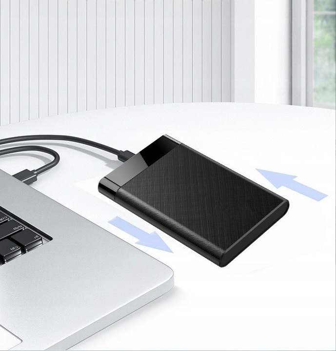 OBUDOWA DYSKU KIESZEŃ NA DYSK HDD SSD 2,5" USB 3.0 ALU ETUI ADAPTER SLIM Producent Inna