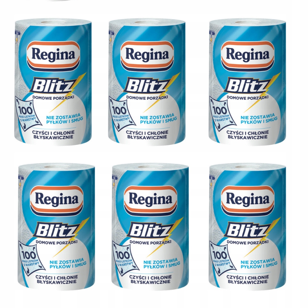 

Ręcznik Papierowy Regina Blitz zestaw 6 opakowań