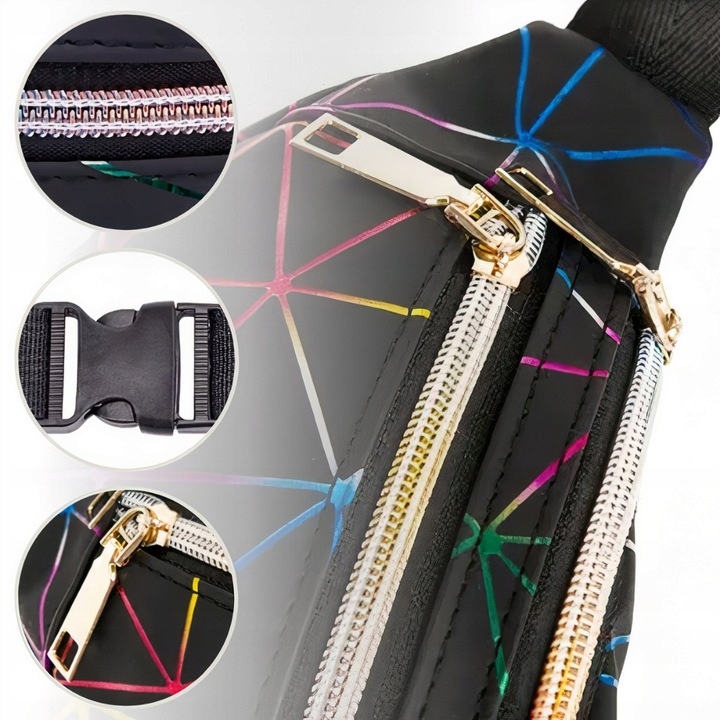 Biodrówka NERKA saszetka na pas ramię czarna Płeć kobieta