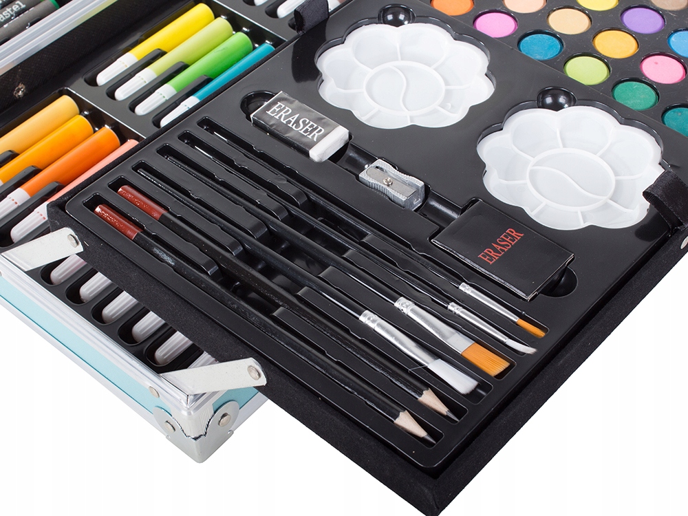 ZESTAW ARTYSTYCZNY DO MALOWANIA W WALIZCE 145 szt Marka Verk group