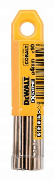 

Dewalt Wiertła Kobaltowe 4,0MM 10SZT DT4924