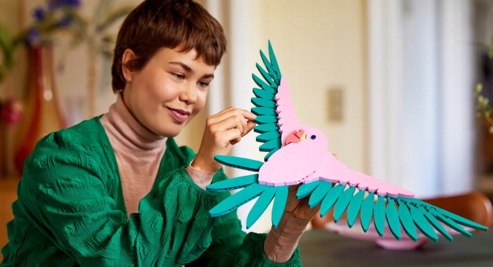 Klocki LEGO Art Kolekcja zwierząt - papugi ary Nazwa zestawu Art 31211 Kolekcja Animal – Papugi Ara