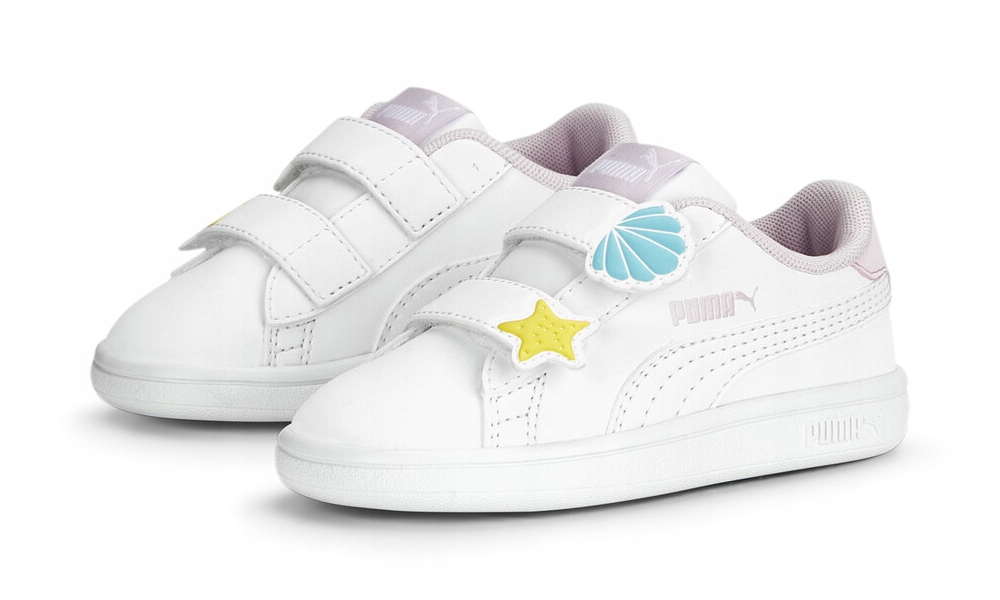 Puma Buty dziecięce Smash białe 35