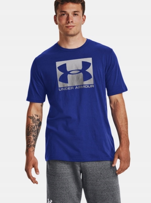 KOSZULKA MĘSKA UNDER ARMOUR MŁODZIEŻOWA SPORTOWA TRENINGOWA T-SHIRT Kolekcja TSHIRT MŁODZIEŻOWY TRENINGOWY LUŹNY