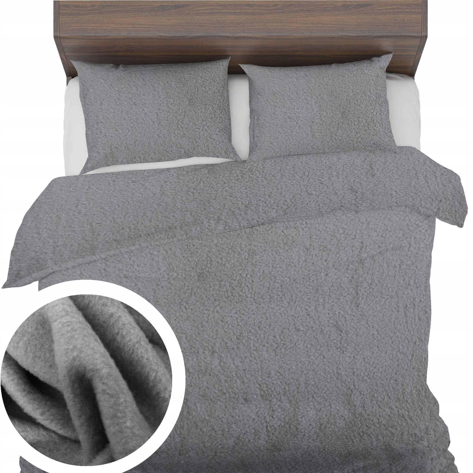 Povlečení Z Fleecu 200x200+2x70x80 1 Barva Teplá Silná na zimu