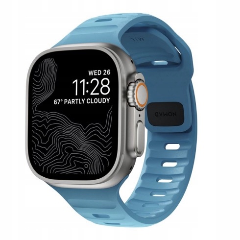 Nomad remienok Sport Strap pre Apple Watch 42/44/45/49mm Electric Blue…