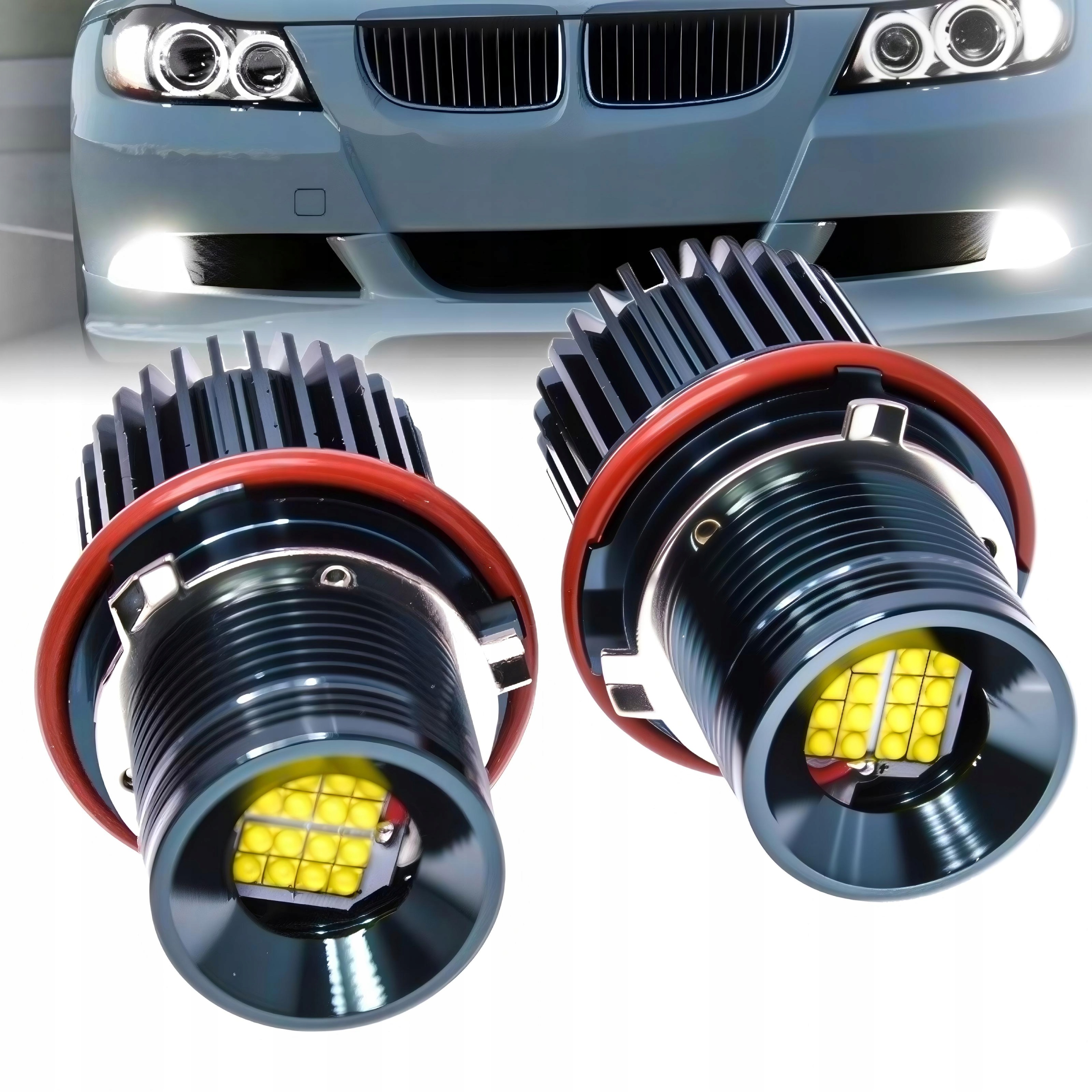 2 x Led Angel Eyes Žárovky Fixy Bmw E39 E53 E60 E61 E63 E64 E65 E87 160W