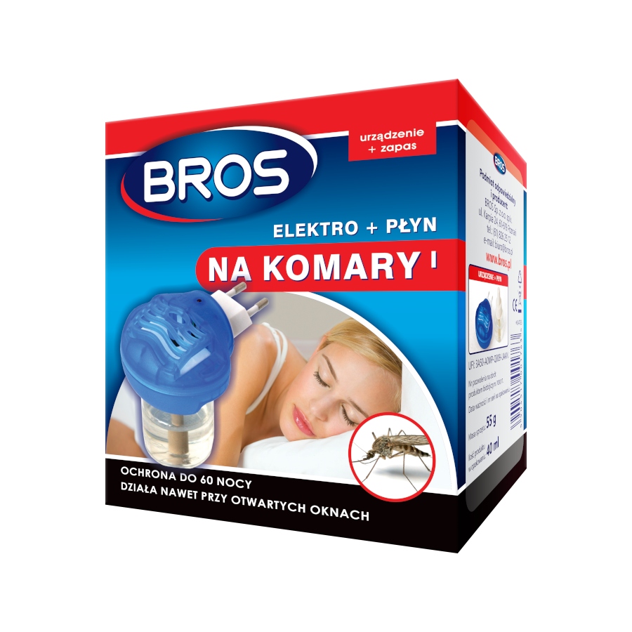 

Środek Na Komary Bros Elektro+płyn 40 ml