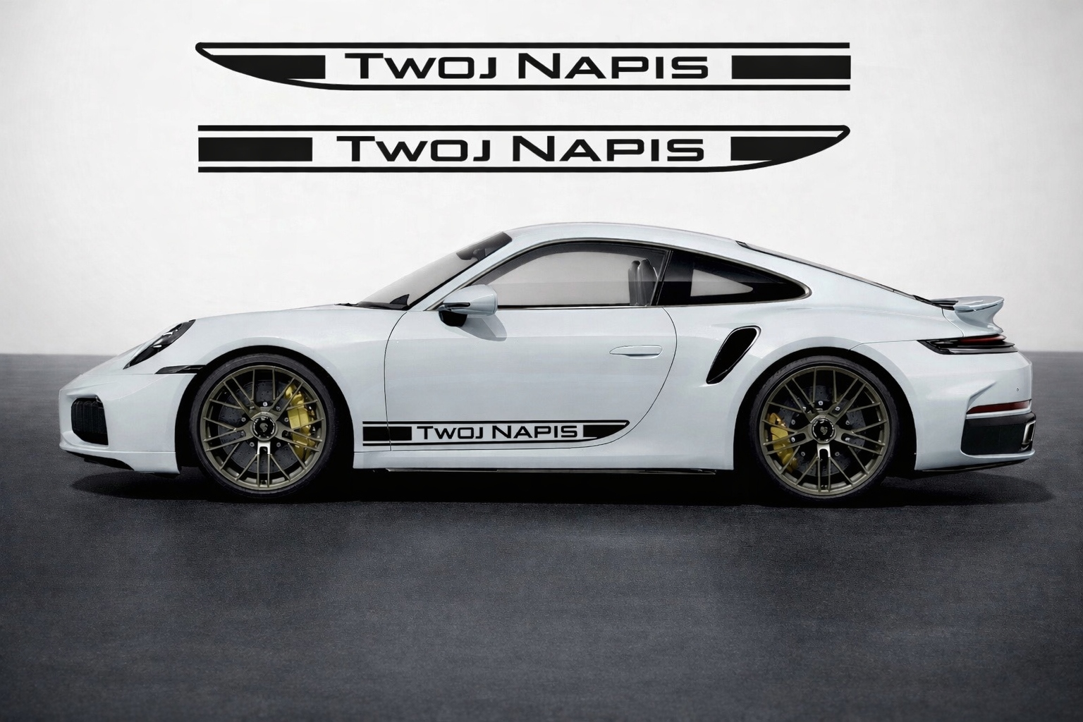 Samolepky/nálepka Na Dveře Kompatibilní S Porsche 911 Fólie Premium