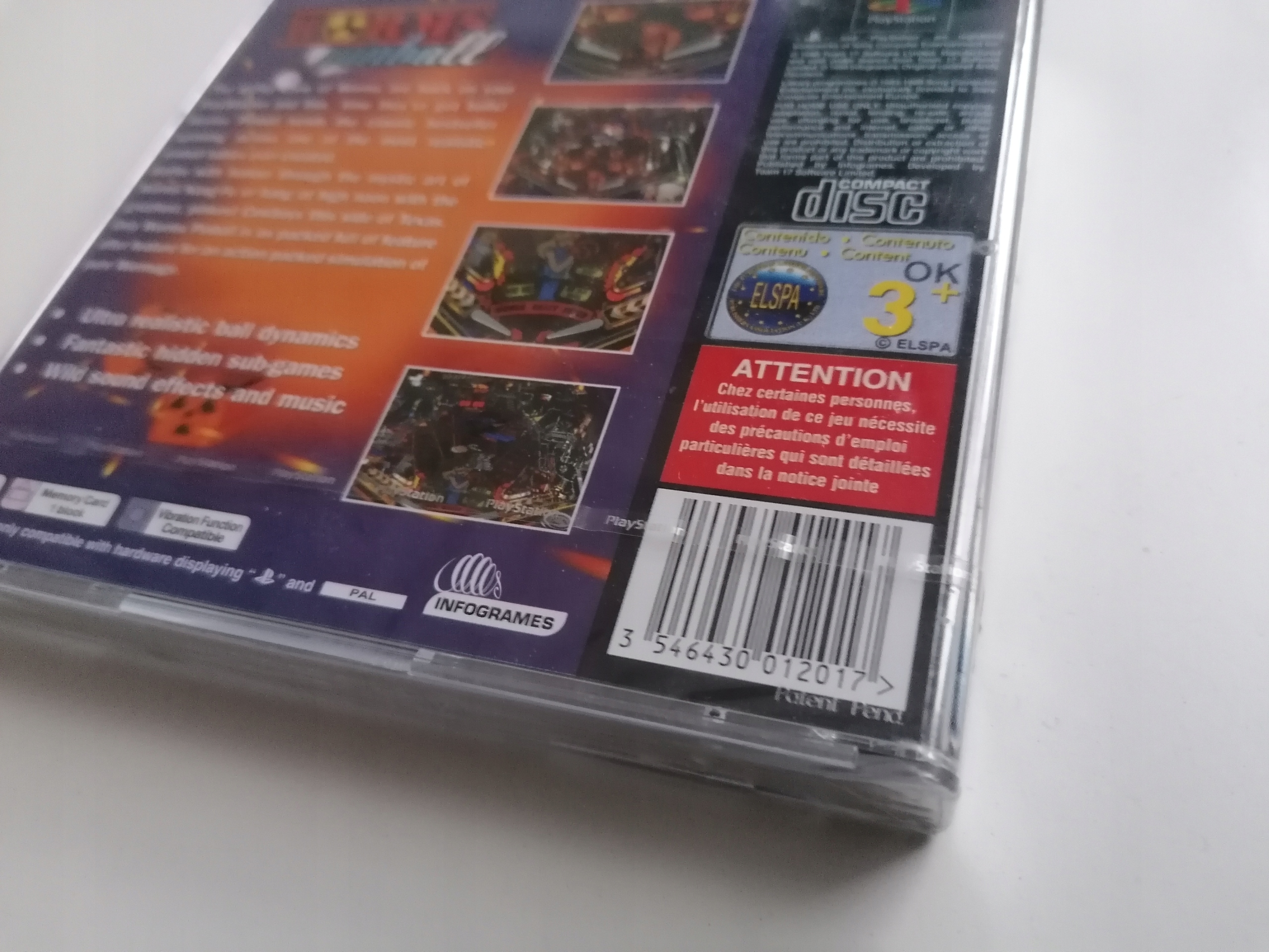 WORMS PINBALL PS1 PSX NOWA FOLIA Языковая версия Английский