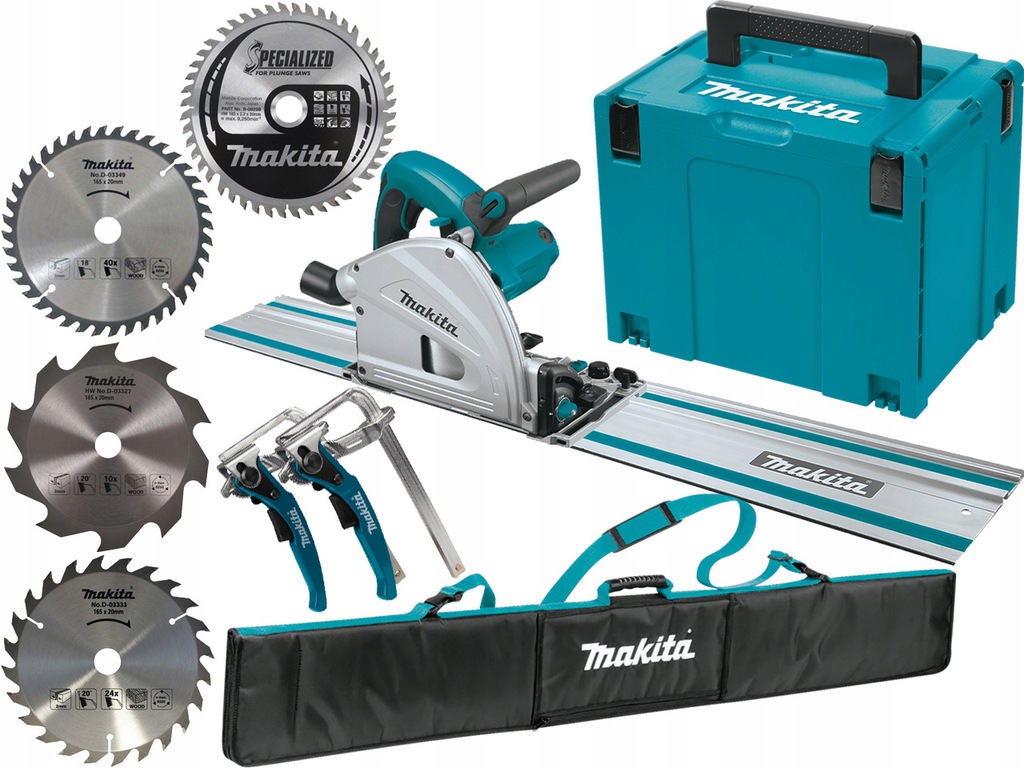 

Makita SP6000J Piła Zagłębiarka Szyna 1,5m Zaciski