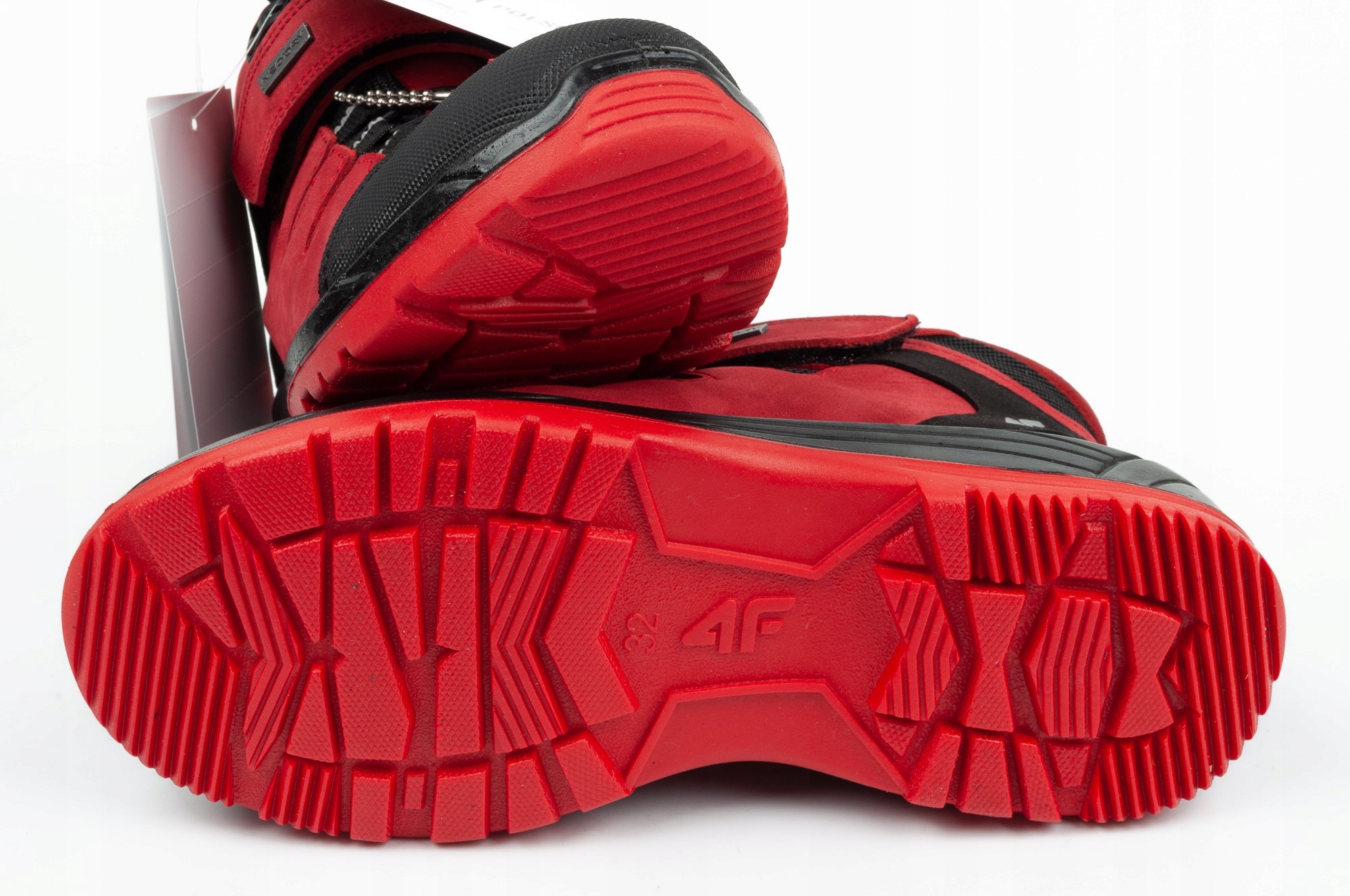 Buty dziecięce trekkingowe 4F [HJZ21-JOBMW253 62S] Materiał skóra naturalna